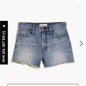 Madewell Jean shorts